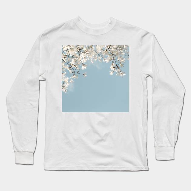 Symphony Blues Long Sleeve T-Shirt by Debra Cox 